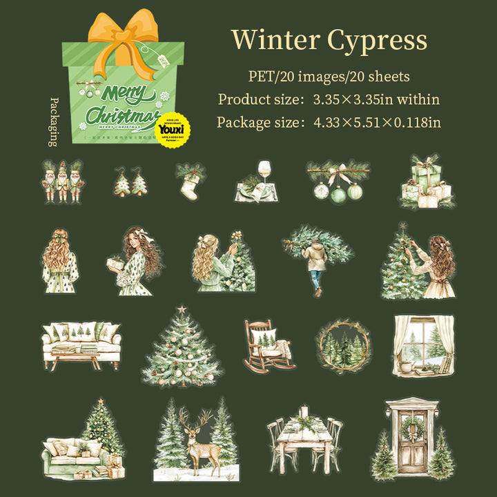 Spend Christmas Together PET Stickers Holiday Aesthetic Collage