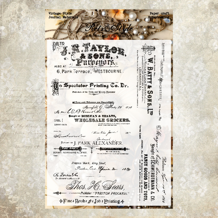 Vintage Life Beginner Planner Stamp