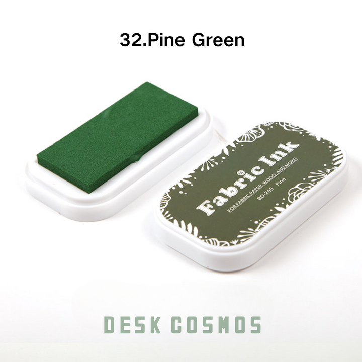 Colorful World Pine Green Ink Pad Dark Green Stamp Ink