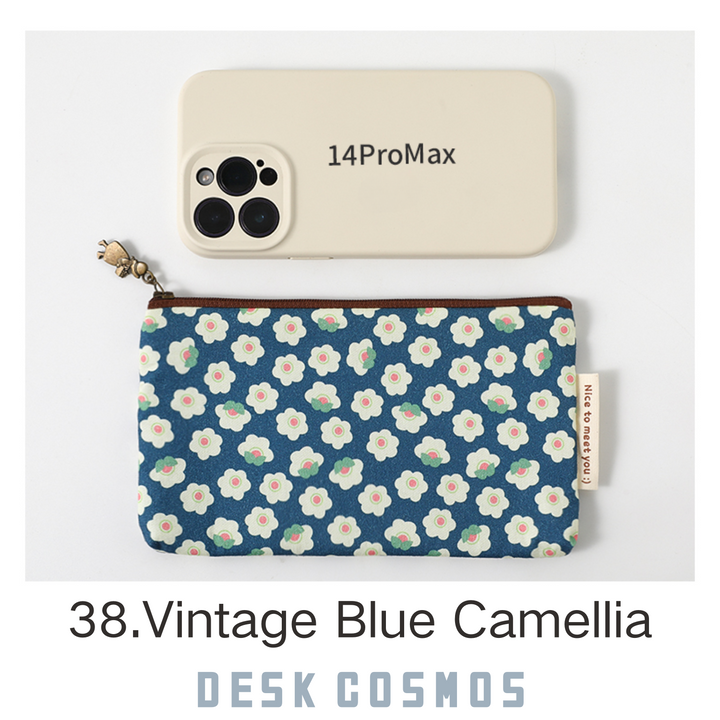Green Wild Wander Green Wild Wander Floral Fabric Phone Pouch