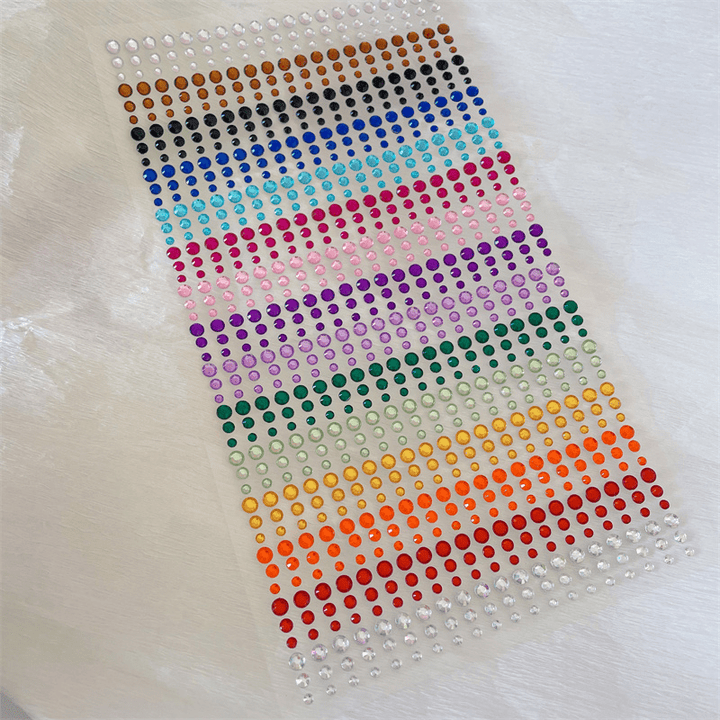 3D Crystals Stickers Polka Dots Basics