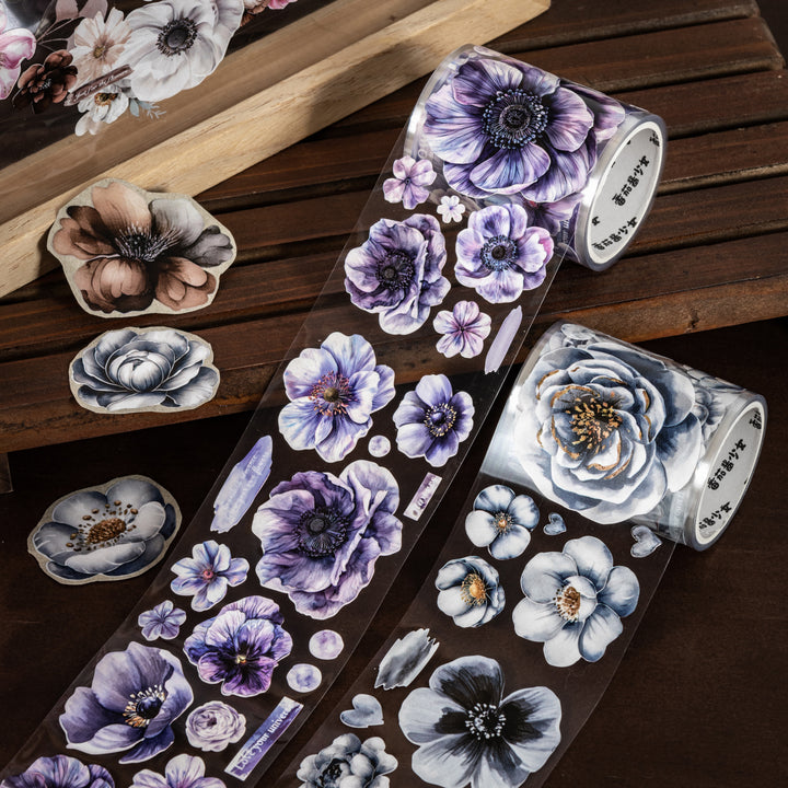 Flowers Rest in Peace Washi Tape - Desk Cosmos