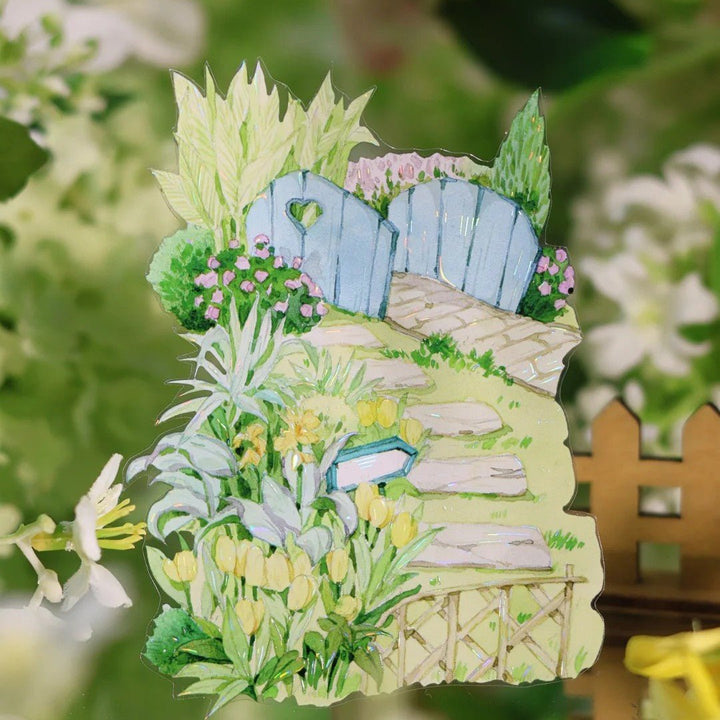 Rose Garden Memory Walk PET Tape - Desk Cosmos