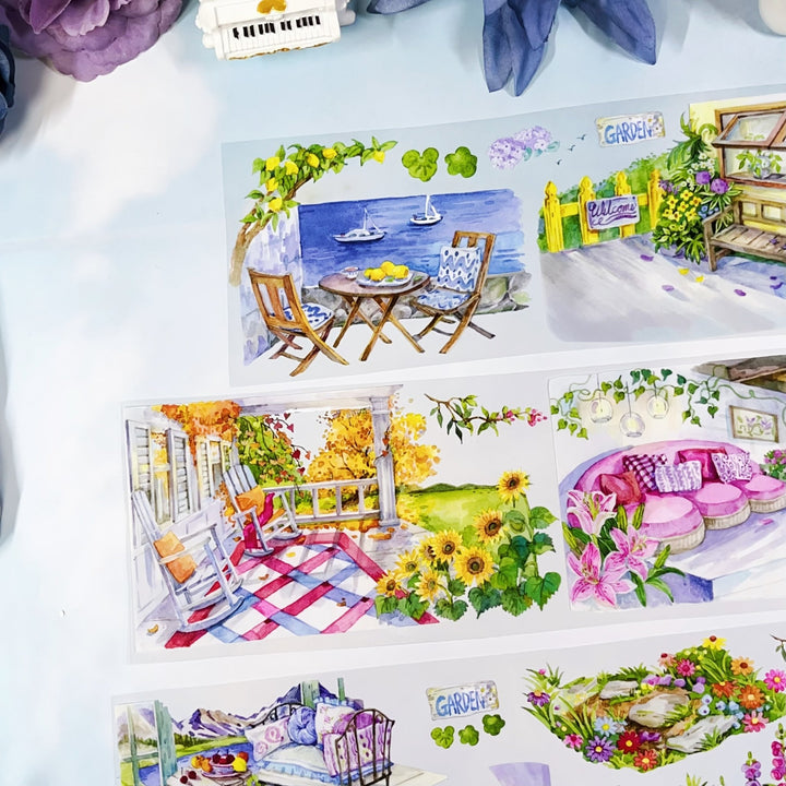 Venice Scenic PET Decorative Tape - Desk Cosmos