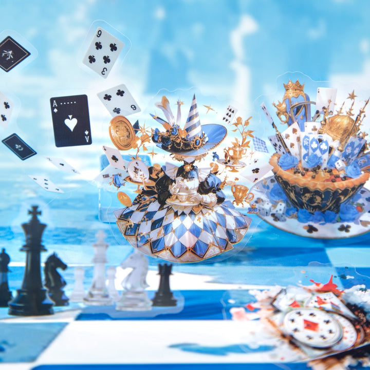 Alice's Time Game PET Stickers - Desk Cosmos