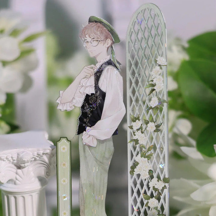 Elegant Floral Gentleman PET Tape - Desk Cosmos