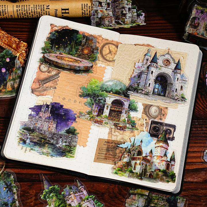 Magic Hidden Collection Series PET Stickers - Desk Cosmos