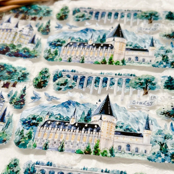 Firefly Castle Vintage PET Tape - Desk Cosmos