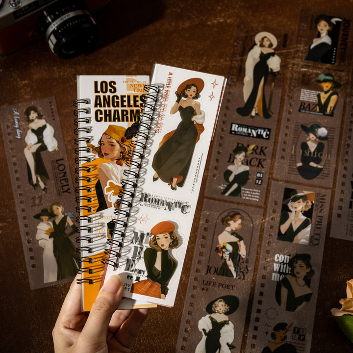 Los Angeles Stylish Women Sticker Books - Desk Cosmos