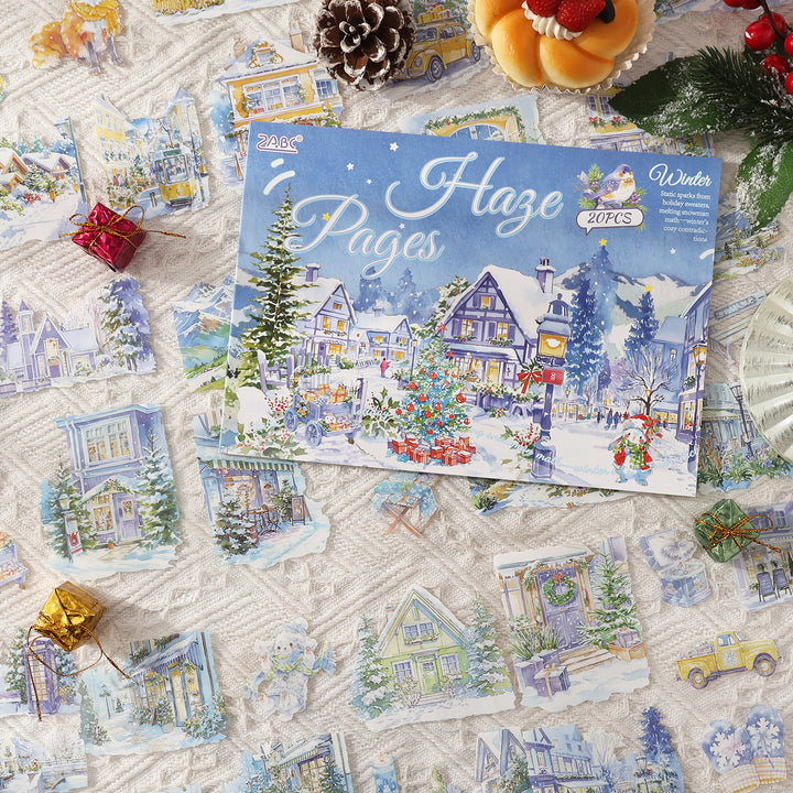 Four Seasons Scenery Journal PET Stickers - Desk Cosmos