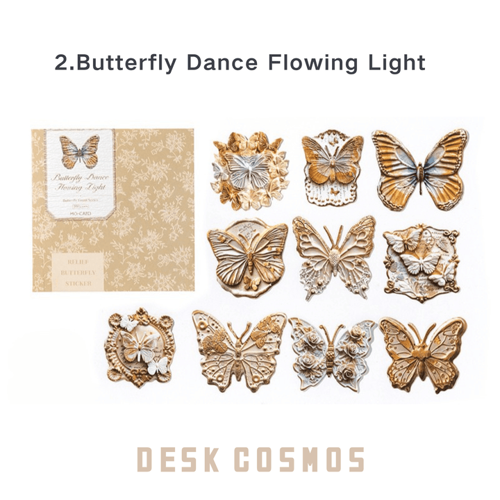 Butterfly Email Series Butterfly Dance Flowing Light 3D Butterflies PVC Stickers
