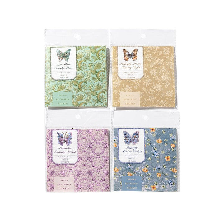 Butterfly Email Series 3D Butterflies PVC Stickers for Journaling Projects
