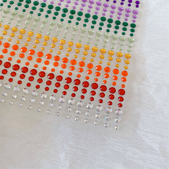 3D Crystals Stickers Colorful Gems DIY Decoration
