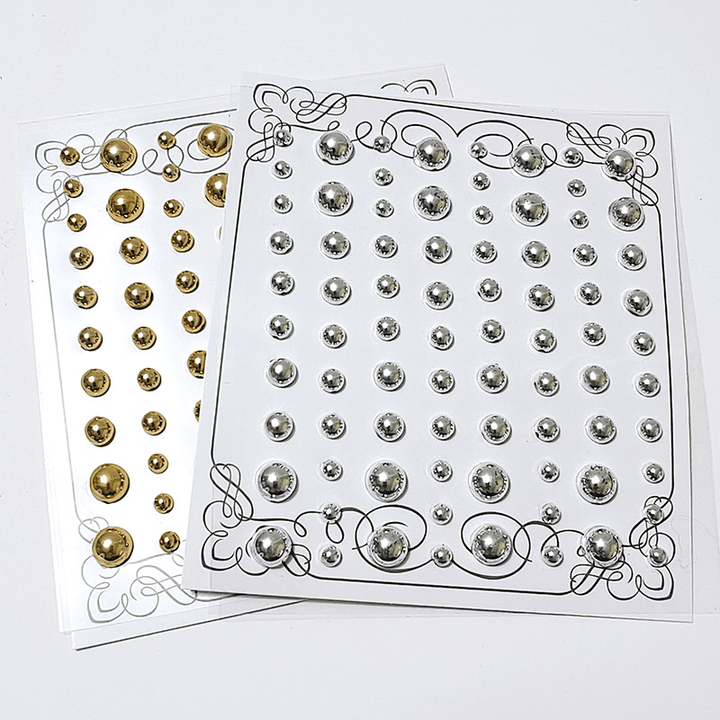 Basic Polka Pearl Dot Stickers for Journal Beginners