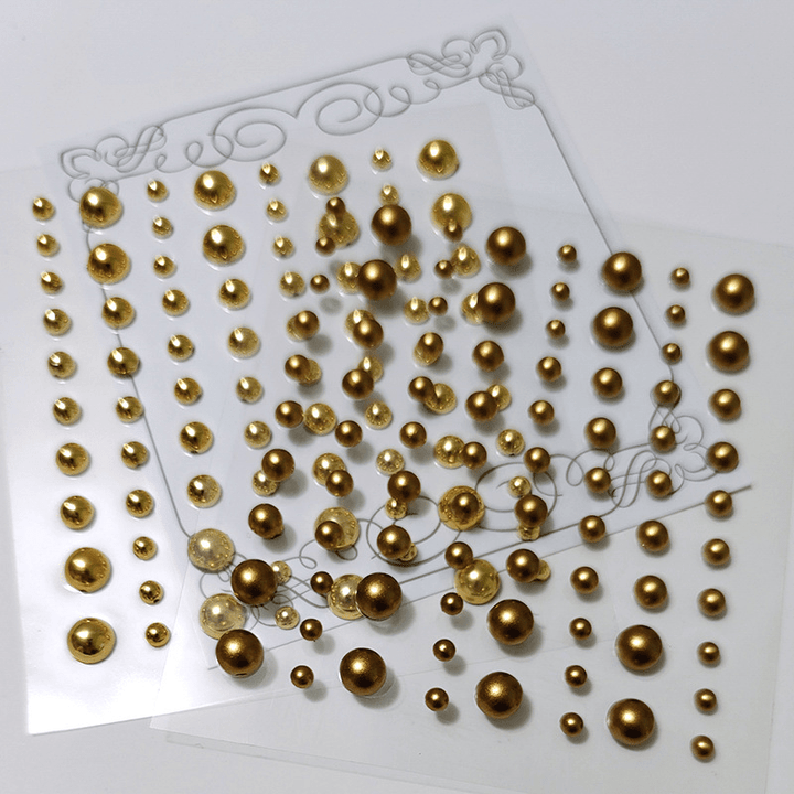 Basic Polka Pearl Stickers Set for Bullet Journal