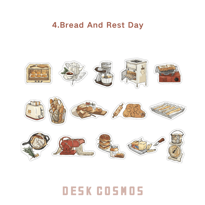 PET Scenery Stickers Ideal for Mood Board Craft