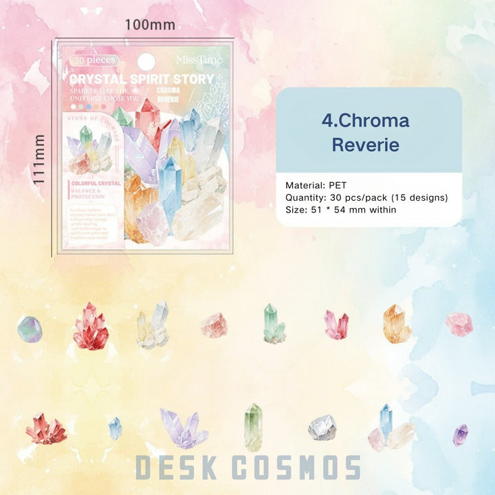 Crystal Tale Magic Stickers Embellishments Pearlescent