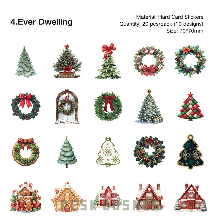 Christmas Journal Decorative Stickers - Desk Cosmos