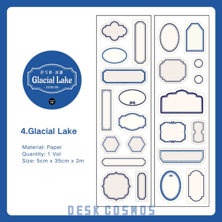Label Border Series frame tape perfect for diary writing