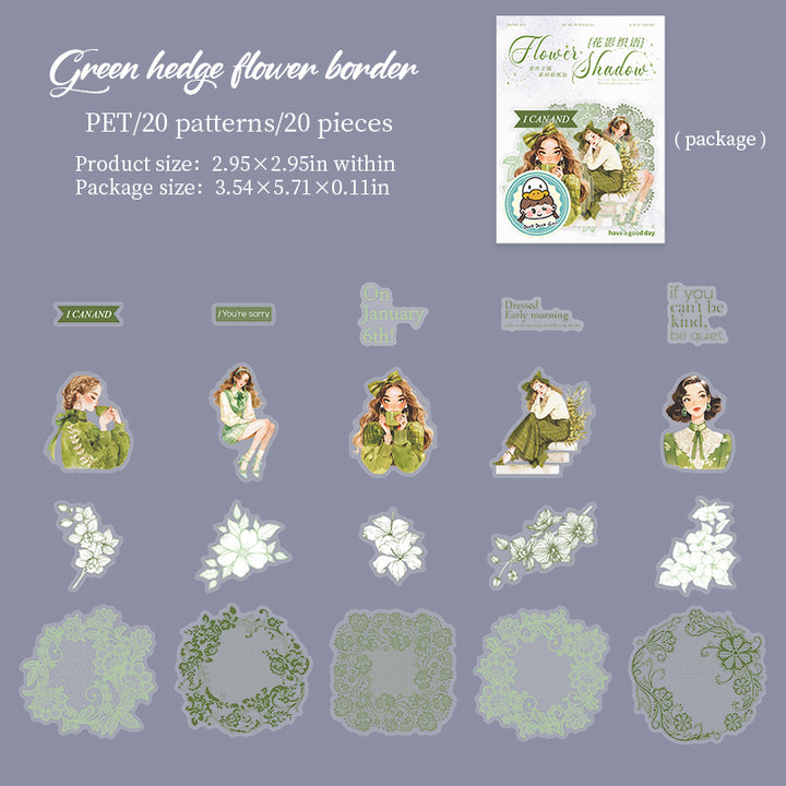 Huaying Weaving Journal Stickers for Daily Memory Keeping