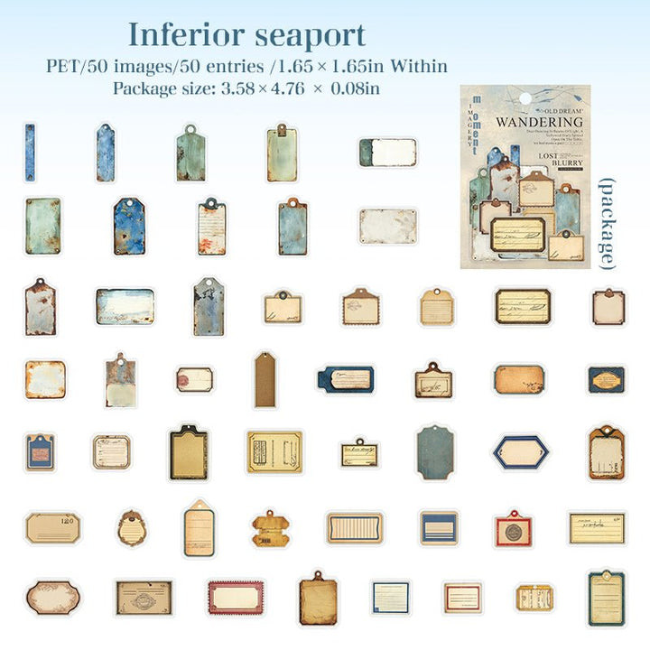 Dreams of Delirium Retro Stickers Butterflies Suitable For Creative Planners