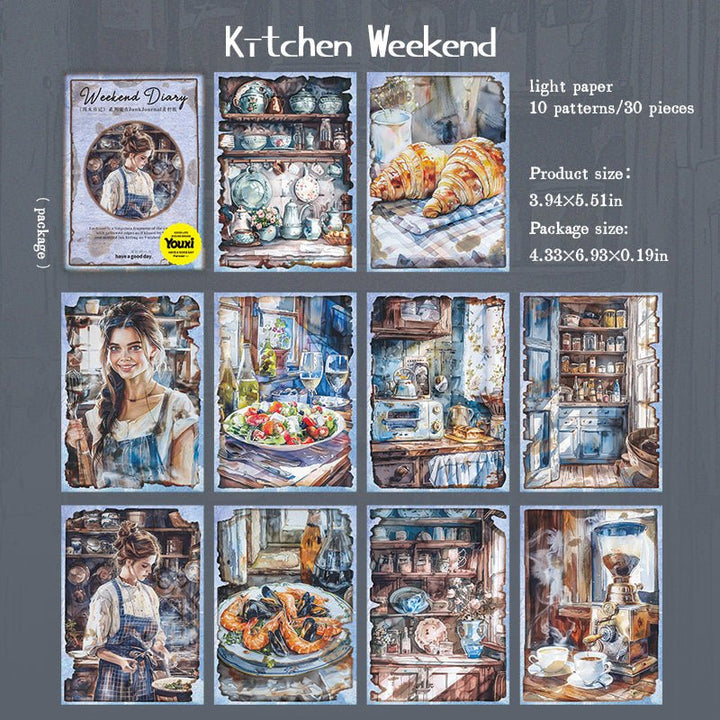 Weekend Diary Craft Paper for Art Projects