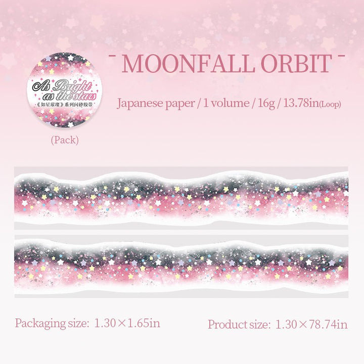 Starry Washi Tape Like the Stars Star Theme Decorative Strip