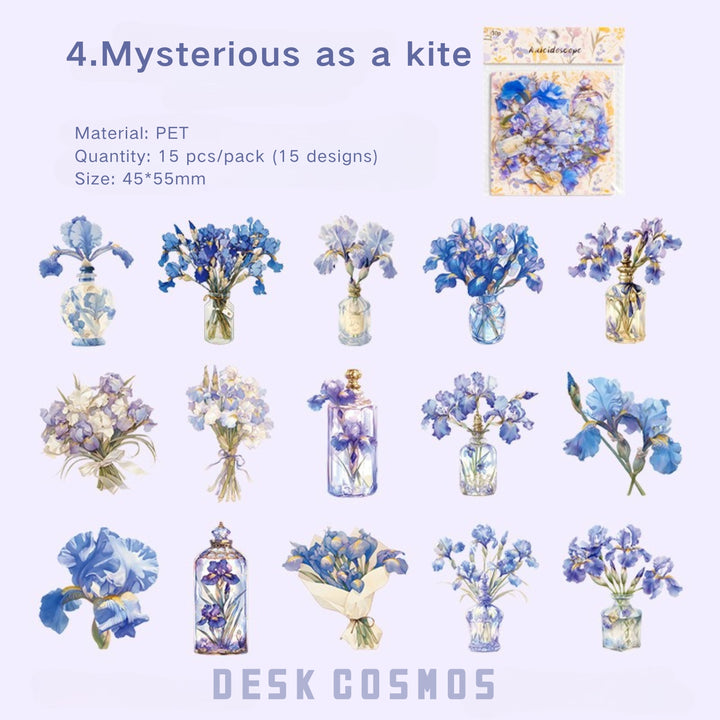 Kaleidoscope Series Mysterious as a kite Dreamy Retro Design