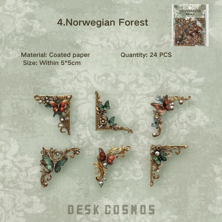 Muse Retro Stickers Decorative Touch for Notebooks