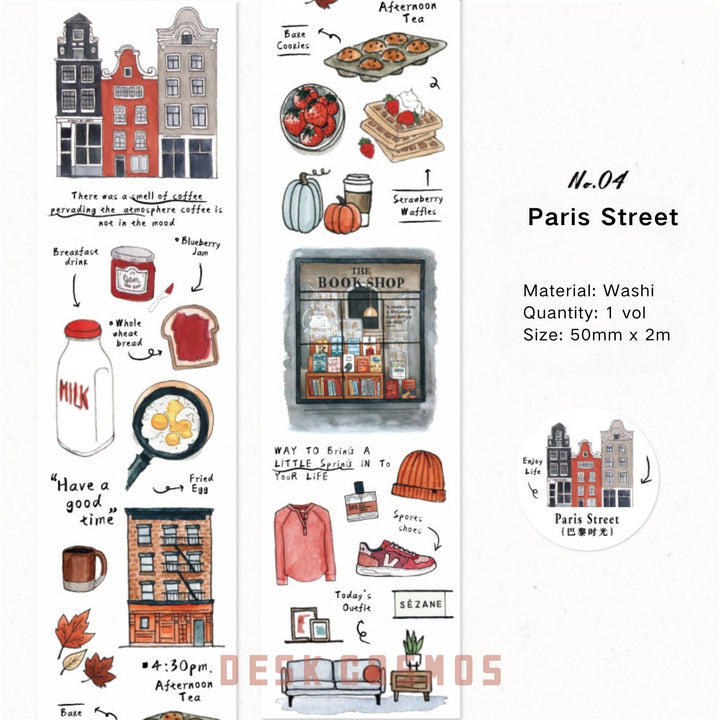 Vintage Washi Embrace The Sea Stationery Design