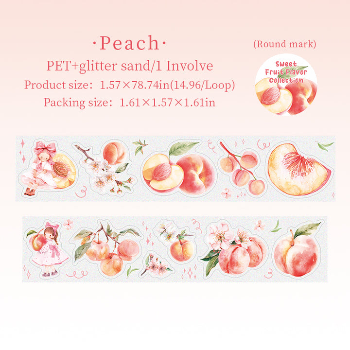 Sweet fruit favor collection Decorative PET Tape for Phone Case Decoration