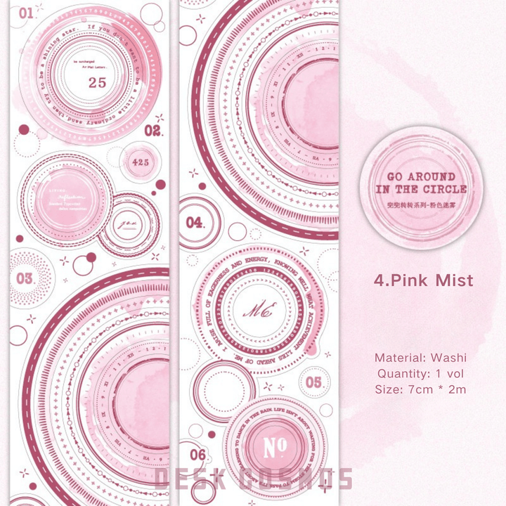 Go Around Circle Sun Moon Galaxy Romantic Circle Frame