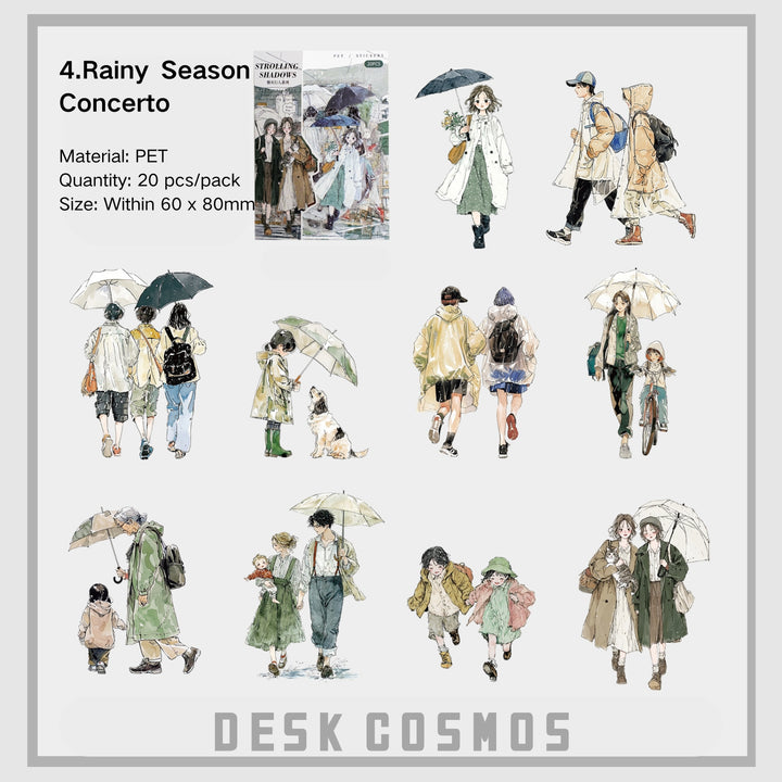 Fireworks Pedestrian Series PET - Desk Cosmos