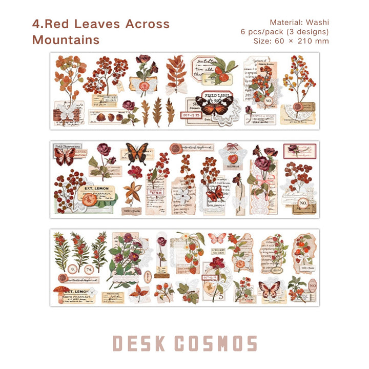 Mountain Memo Illustrated Cutouts for Craft Planners
