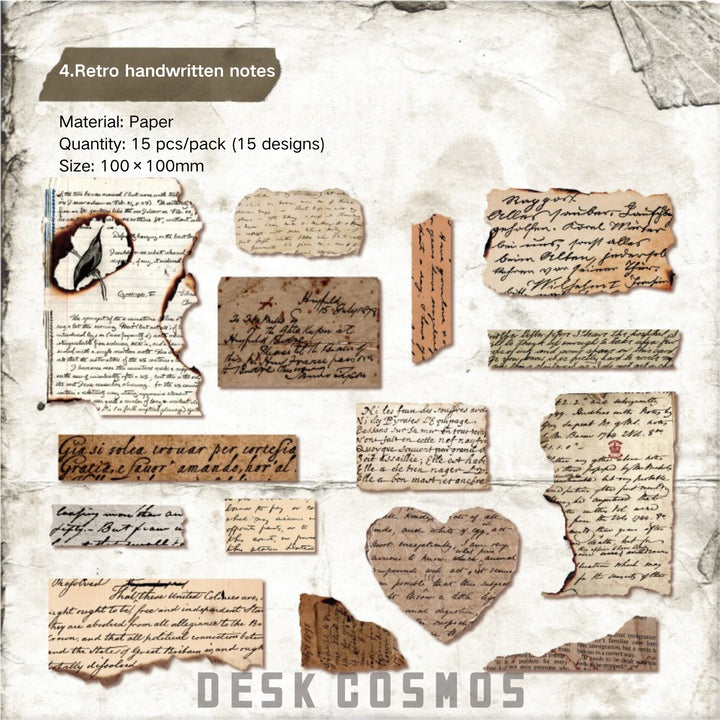 Vintage Quote Fragment Stickers - Desk Cosmos