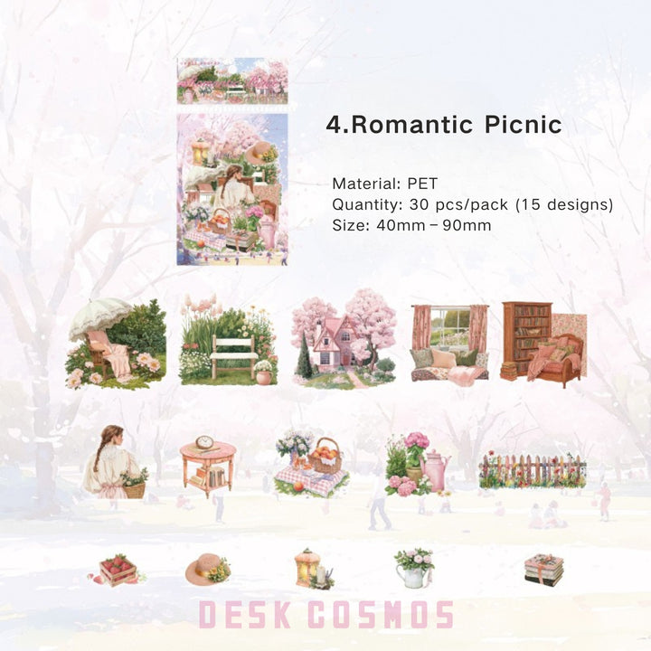 Field Life Series scenery PET tape for aesthetic collages