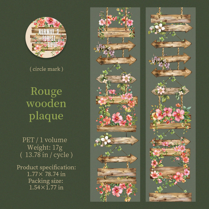 Forest Guide PET Tape Dreamy Wood Scene