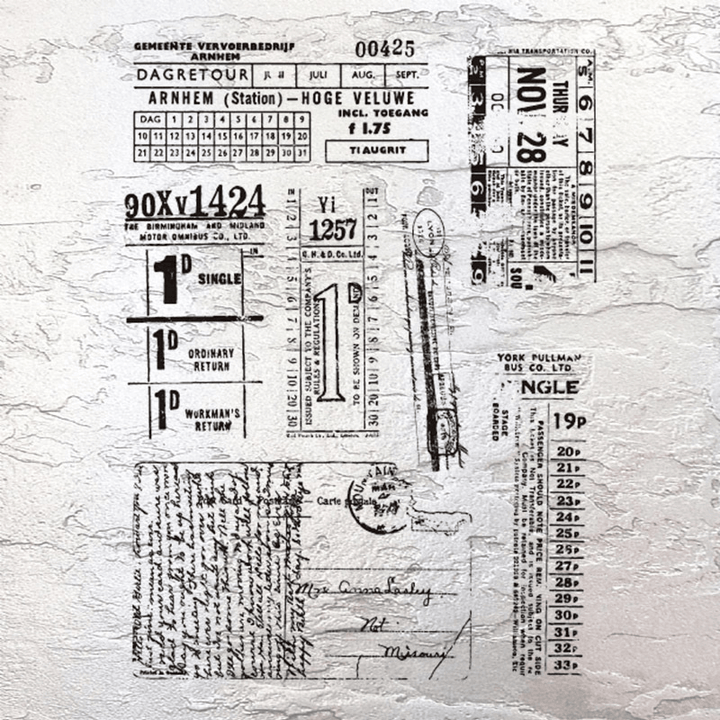 Art Journal Silicone Stamps Old Memory