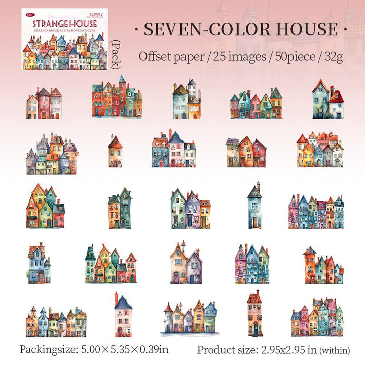 Strange House DIY Scenery Creation Suitable For Scrapbook