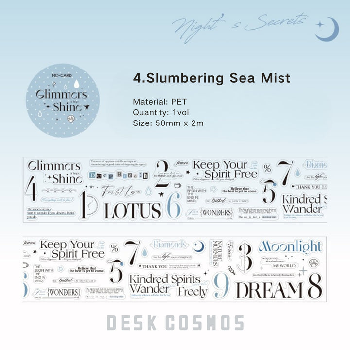 Romantic Overture Dreamy Sea Fog Journal Sticker