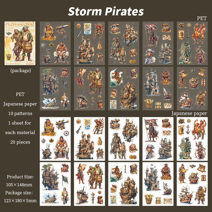 Fantasy Professional Notes Magic Fantasy Character Sticker Book Cover