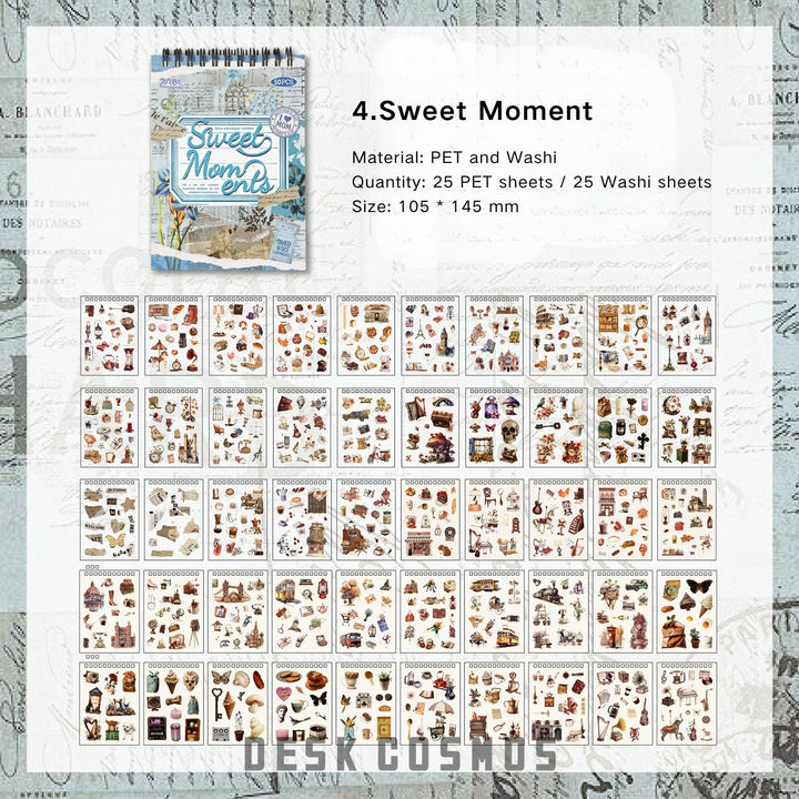 Classical Codex Sweet Moments Characters Daily Life Stickers