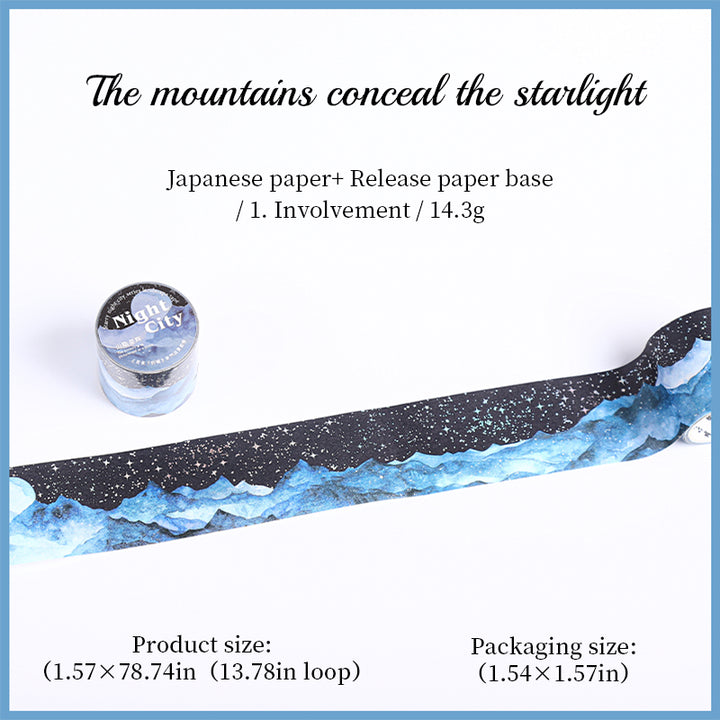 Ninght City Hidden Starshine Washi Tape