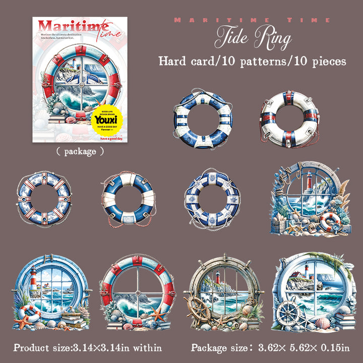 Maritime Time Tidal Ring Ocean Theme