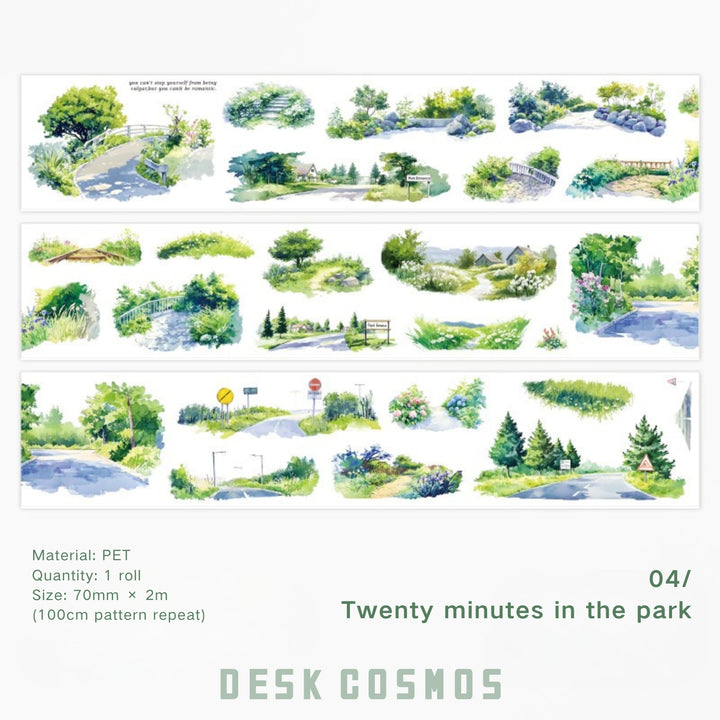 A Season Of Greenery PET Tapes Perfect For Collage
