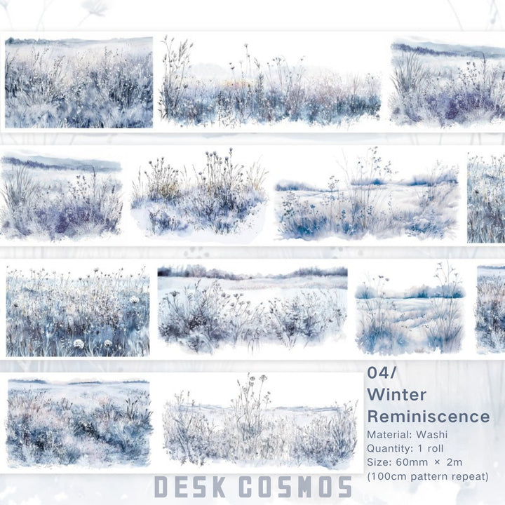 Nature Washi All Over the Mountain Breeze Loop Scenery Craft Tape