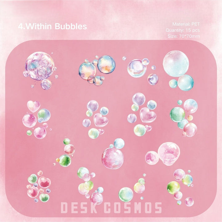 Dream Bubble Wonderland stickers Scrapbook stickers
