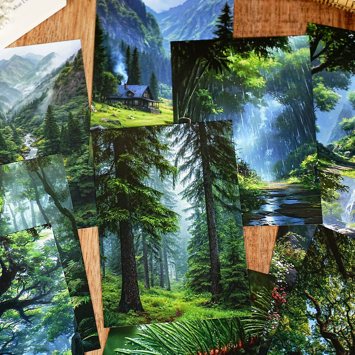 Nature Inspired Scenic Cardstock - Desk Cosmos