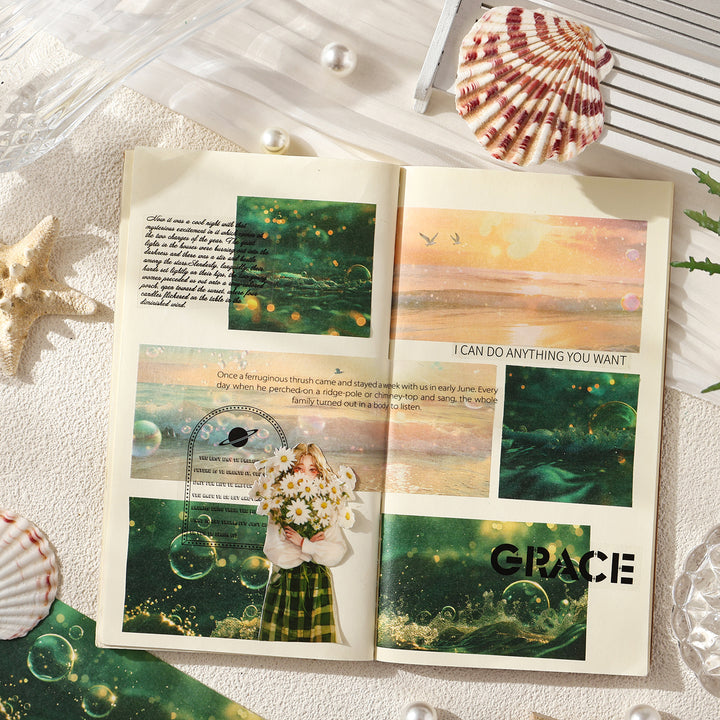 Fantasy Sea Waves PET Tape - Desk Cosmos