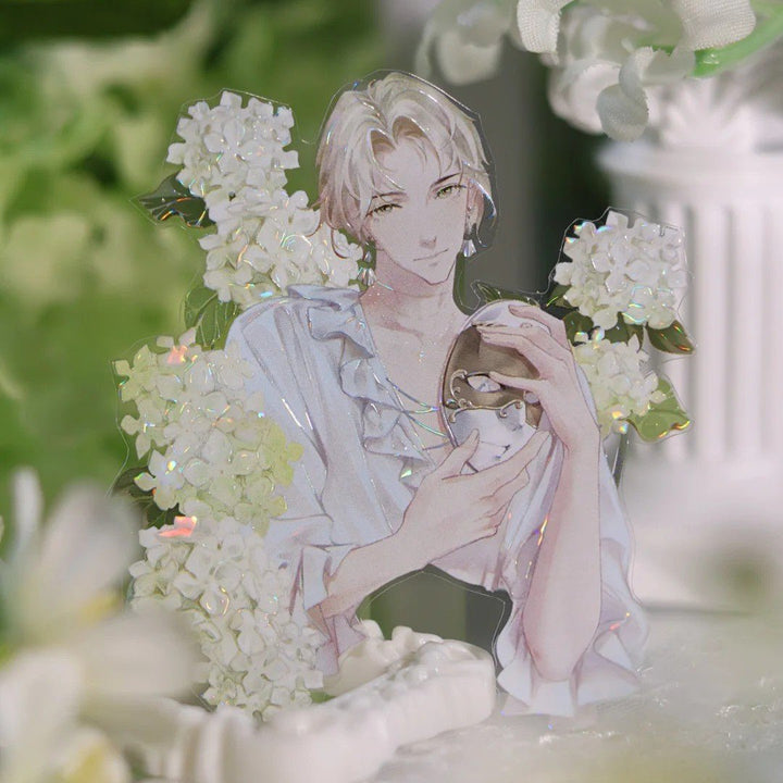 Elegant Floral Gentleman PET Tape - Desk Cosmos